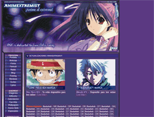 Tablet Screenshot of animextremist.com